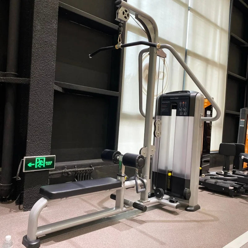 Gym Equipment Pin Loaded Selected Lat Pulldown & Low Row Machine gym