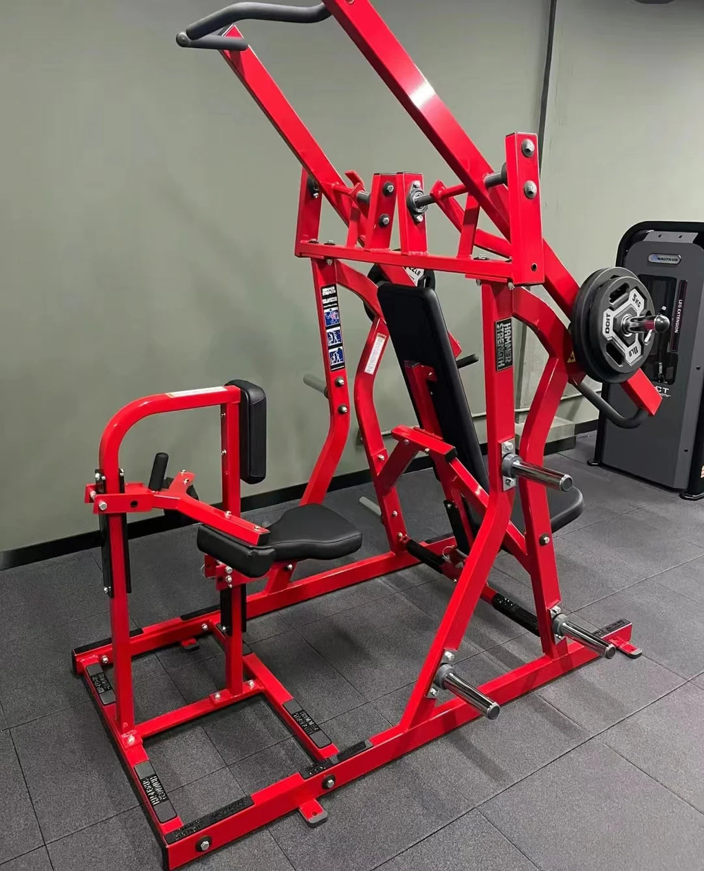 Gym fitness equipment   Plate loaded fitness equipment Seated Dip for sale tricep machine