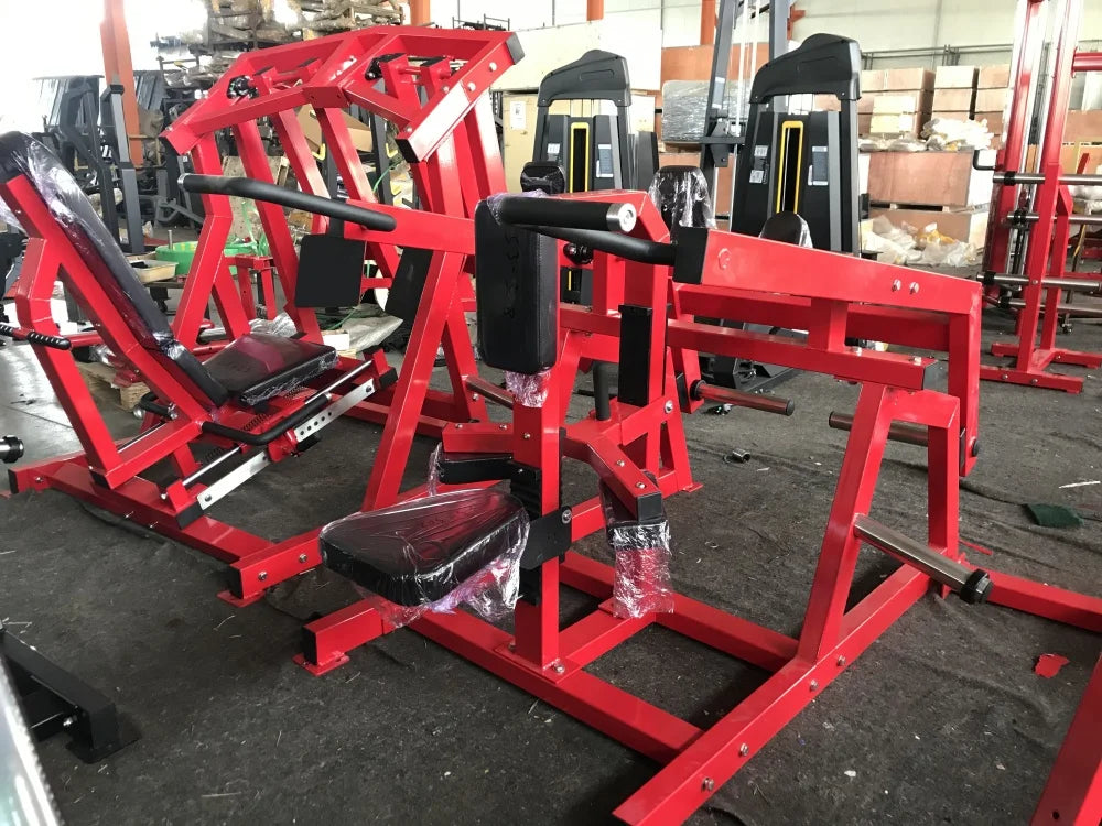 Gym commercial bodybuilding fitness equipment plate loaded seated dip triceps press machine