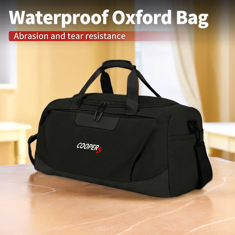 Car Accessories Men's Gym Bag Sports FitnessTraining Handbag For MINI Cooper JCW WORKS R55 R56 F55 F56 R57 R58 R59 R60 R50 R53 R