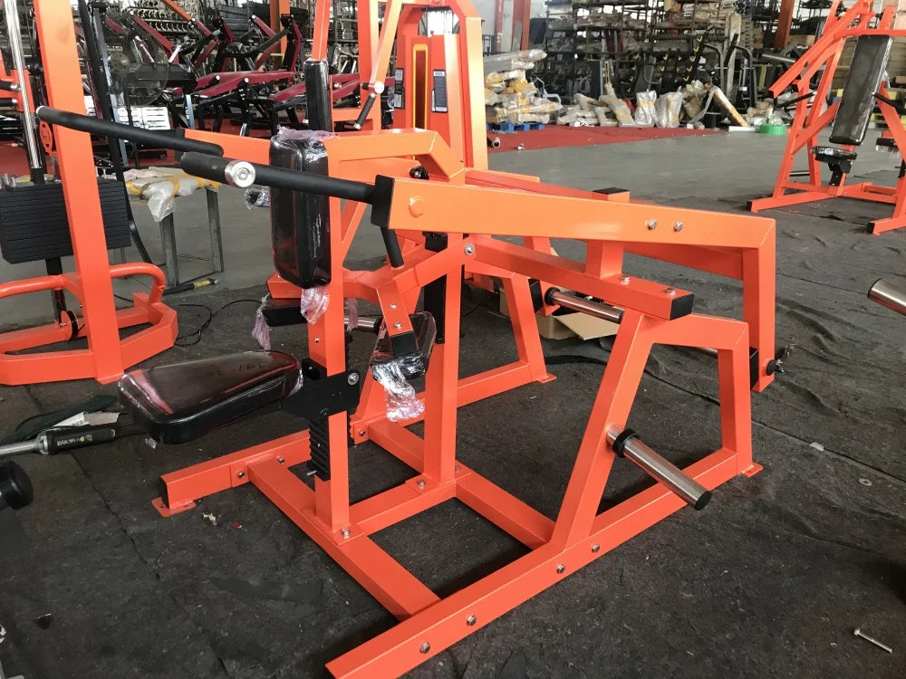Gym commercial bodybuilding fitness equipment plate loaded seated dip triceps press machine