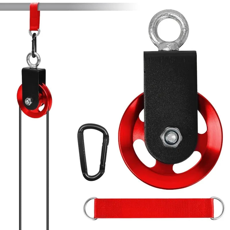 Aluminum Alloy Pulley Set Home Gym Strength Training Accessories Commercial Gym Fitness Equipment Accessories for Lat PullDown