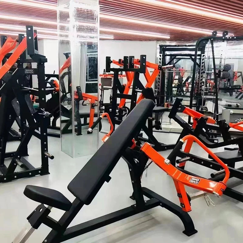 Exercise machine plate loaded commercial gym use professional incline level row T-Bar Rower