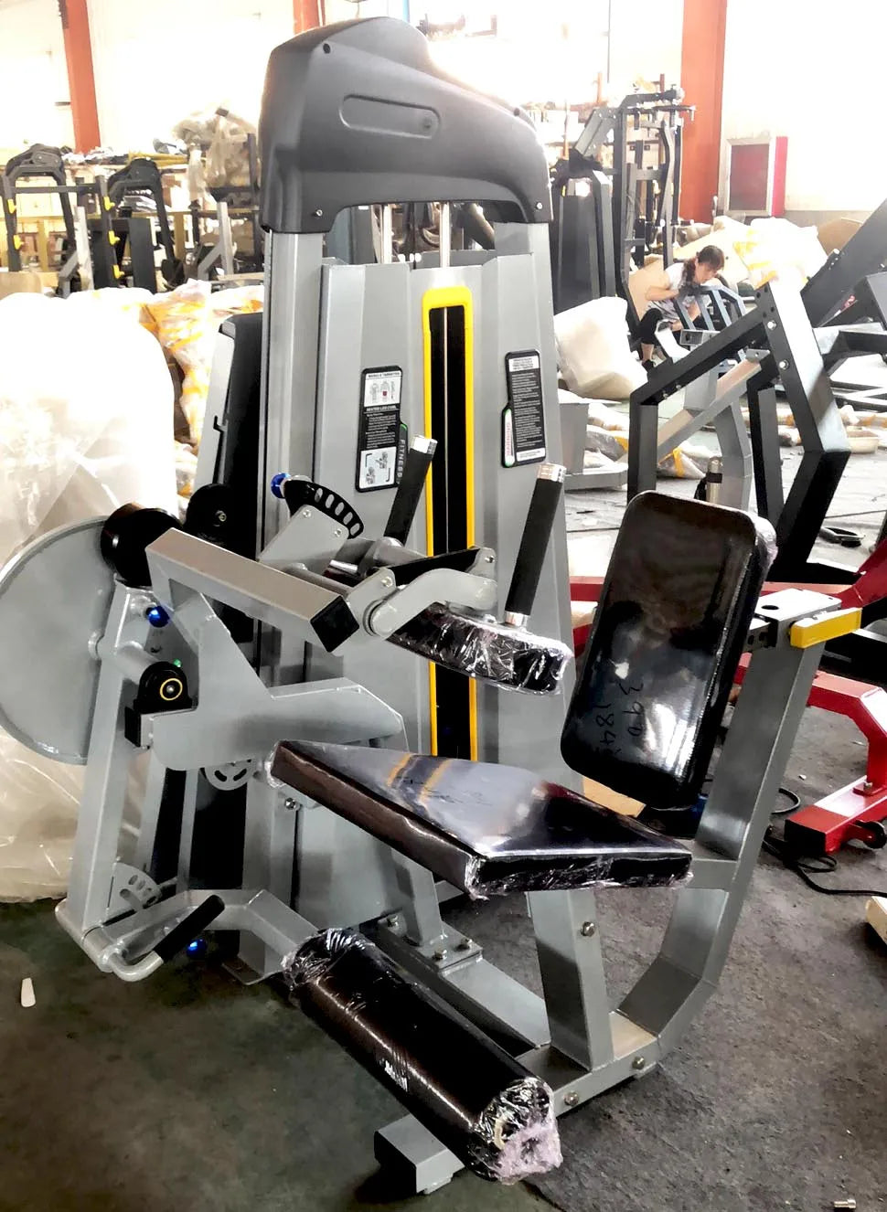 Dual Functional Leg Curl Extension Gym Pin Loaded Strength Machine Leg Extension Leg Curl Training Machine