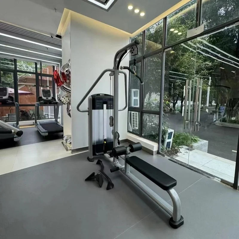 Gym Equipment Pin Loaded Selected Lat Pulldown & Low Row Machine gym