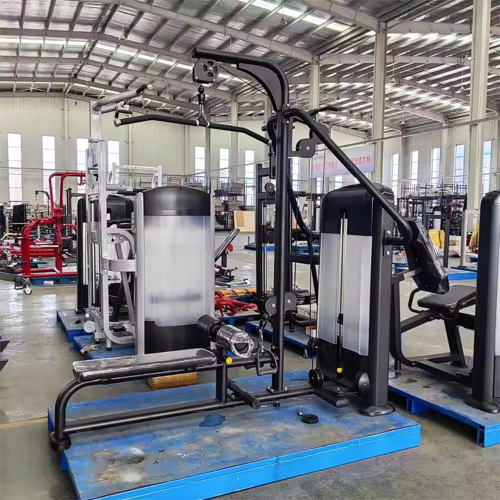 Gym Equipment Pin Loaded Selected Lat Pulldown & Low Row Machine gym