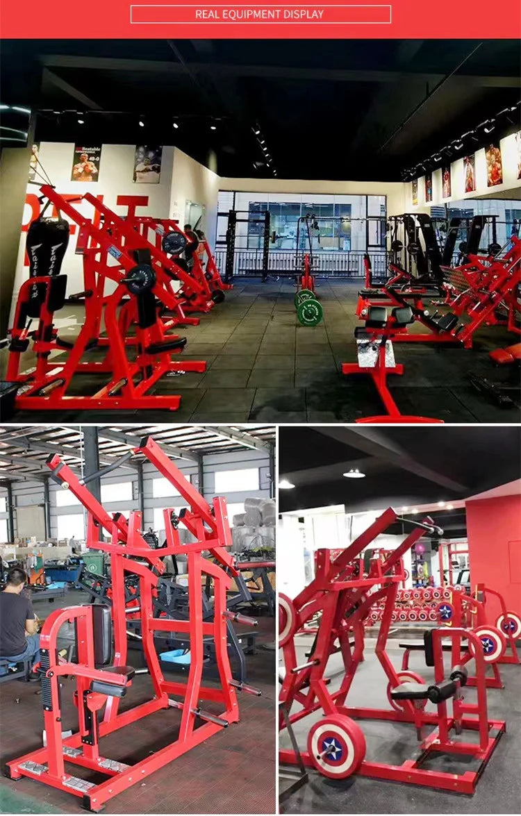 Exercise machine plate loaded commercial gym use professional incline level row T-Bar Rower